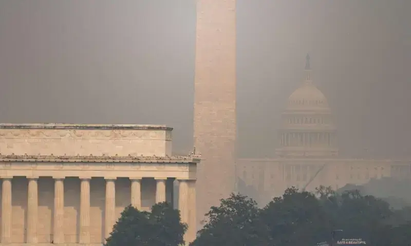 Trump seeks damages from Canada over wildfires