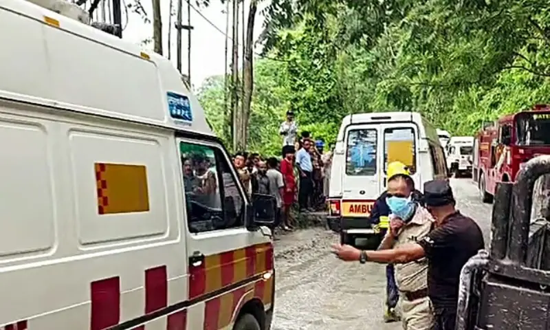 Nine dead, 15 trapped after tunnel collapse in India's remote northeast