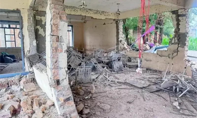 School blown up in KP's Mamund