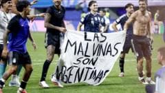 UK says Falkland Islands 'definitely ours' after Argentina banner