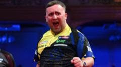 Littler throws nine-darter in superb Matchplay win