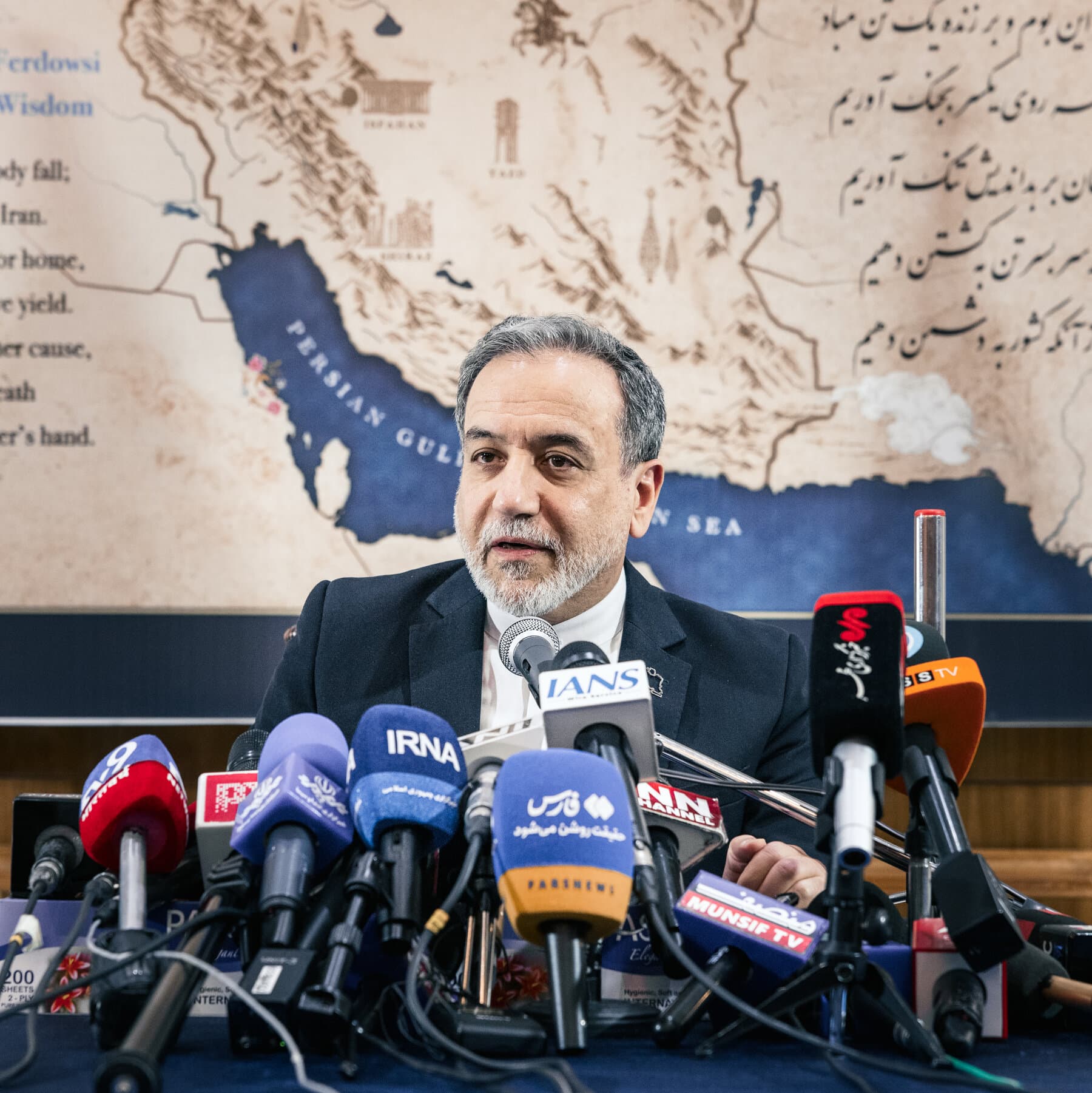 Iran’s top diplomat says ‘security gap’ may have led to strikes on supreme leader.