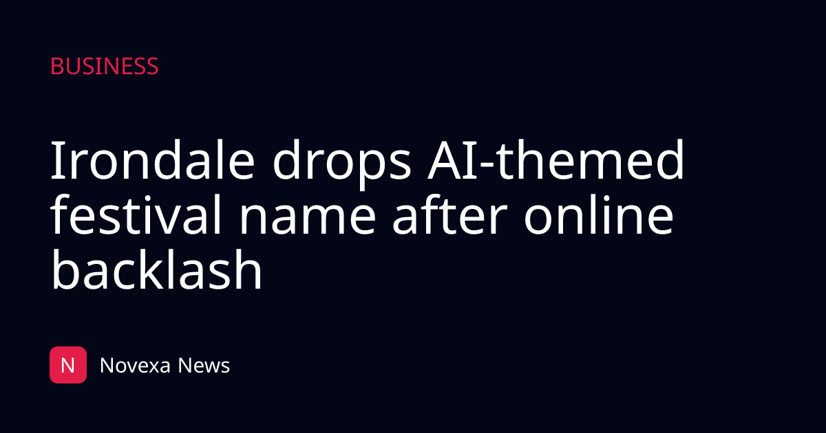 Irondale drops AI-themed festival name after online backlash