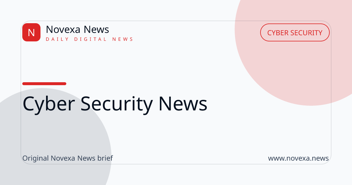 Cyber Security news