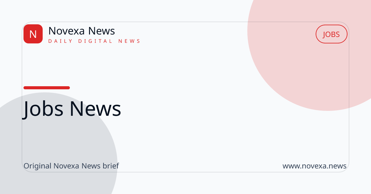 Jobs news