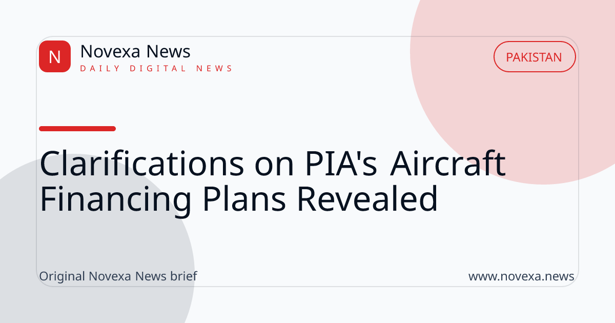 Illustration of new PIA aircraft amidst financing discussions