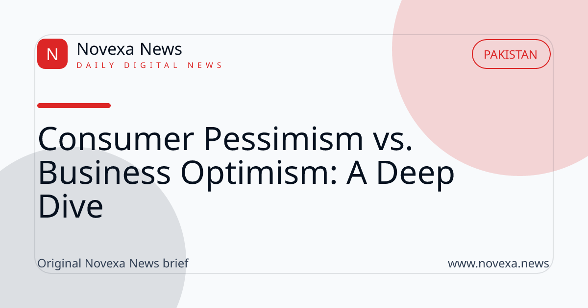 Understanding the gap between consumer confidence and business optimism in relation to jobs