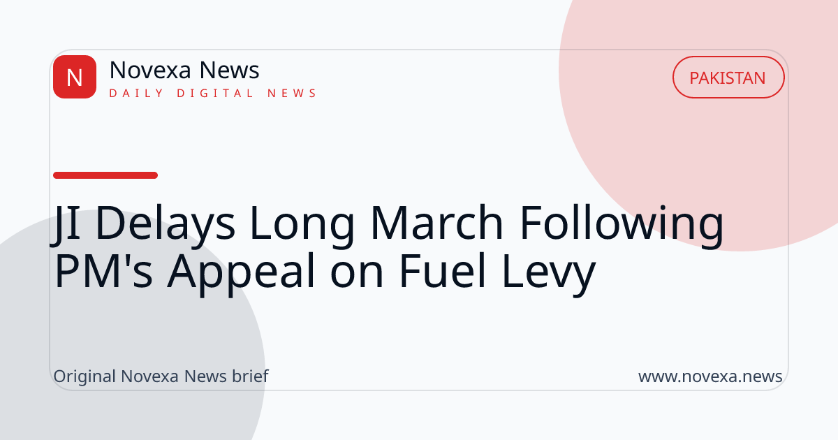 Jamaat-i-Islami protest against fuel levy in Pakistan