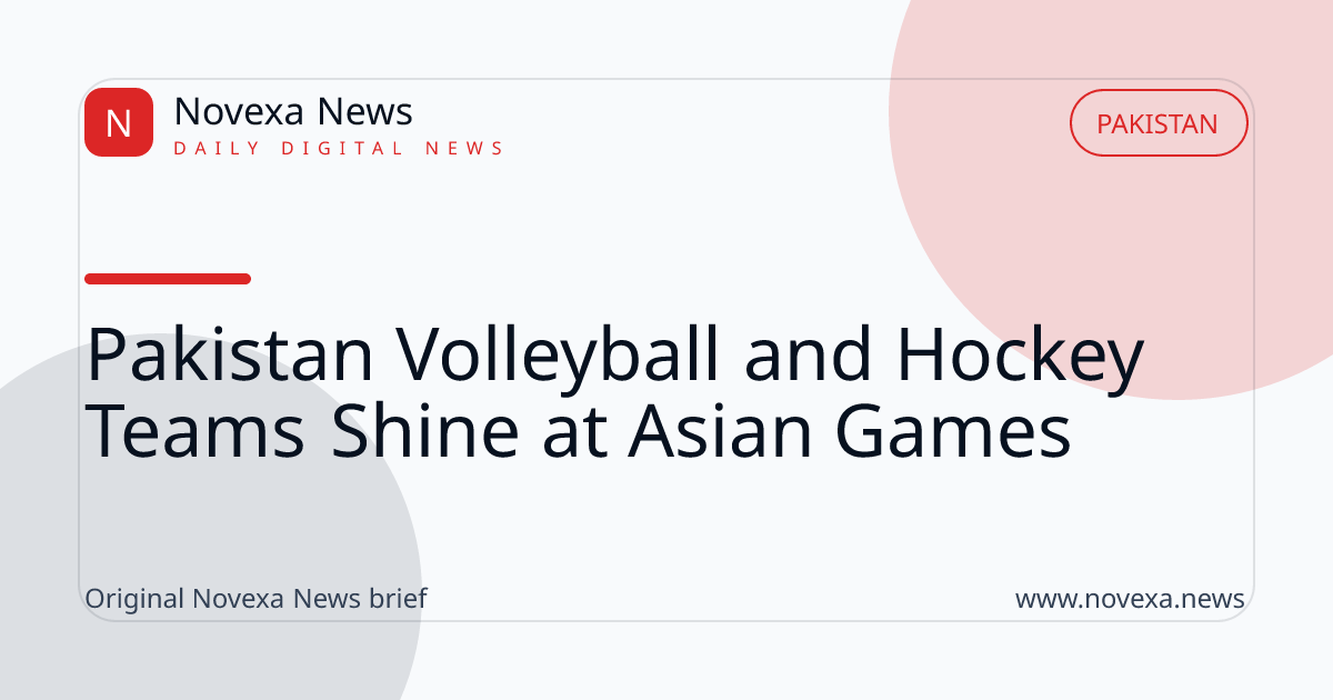 Pakistan volleyball captain criticises Asian Games logistics during a match