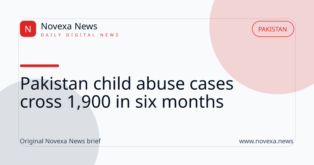 Illustration of child protection concerns in Pakistan