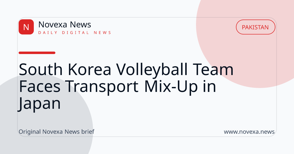 South Korea volleyball team bussed to wrong Asian Games venue
