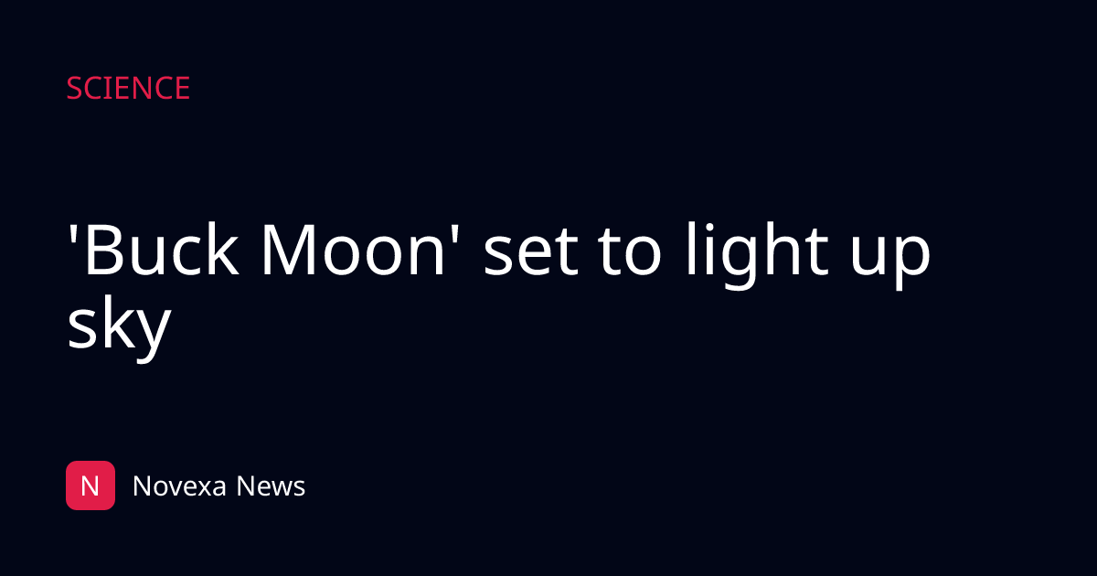 'Buck Moon' set to light up sky