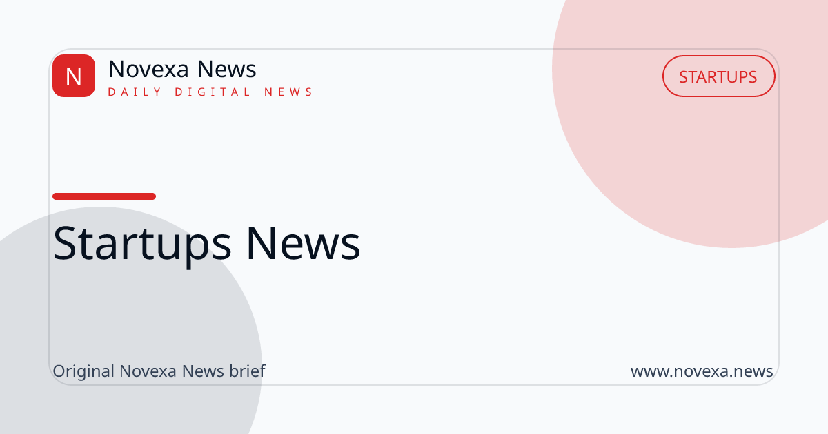 Startups news