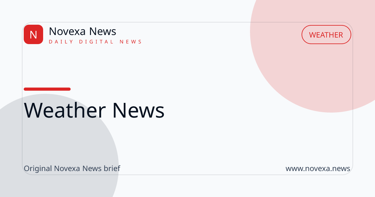 Weather news