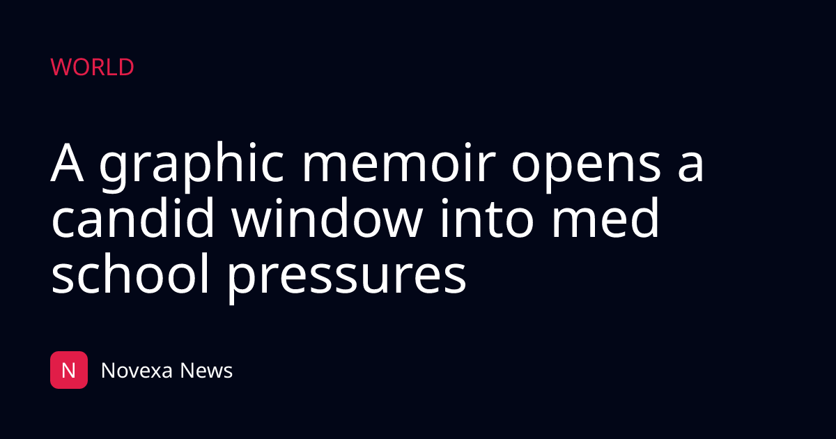 A graphic memoir opens a candid window into med school pressures