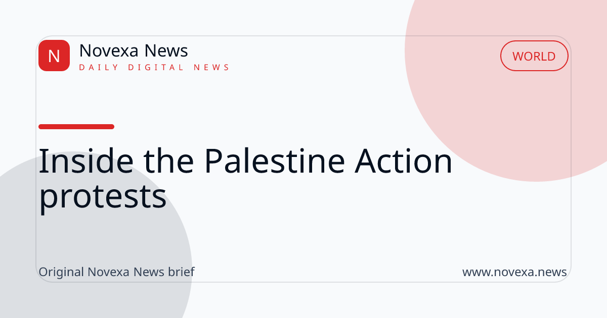 Inside the Palestine Action protests