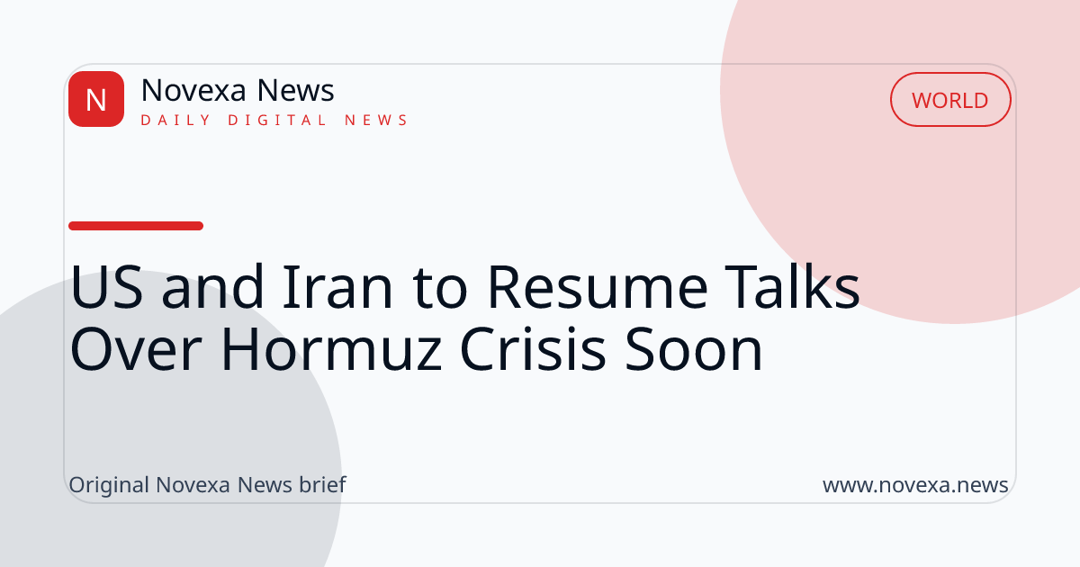 US and Iran diplomatic talks over Hormuz crisis