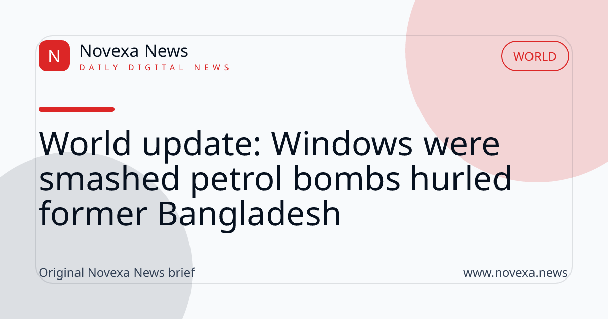 Police at a damaged residence after an attack in Magura, Bangladesh